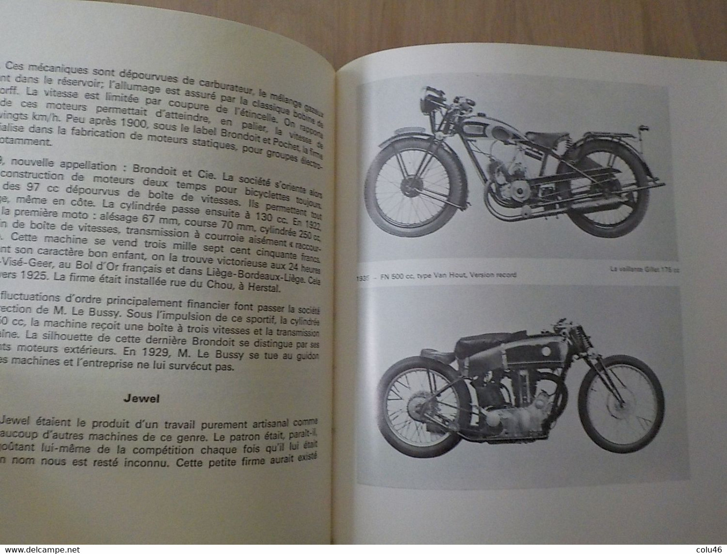 1975 livre dédicace auteur  Les Demoiselles de Herstal Motocyclette de Liège jusque 1940 FN Gilbert Gaspard