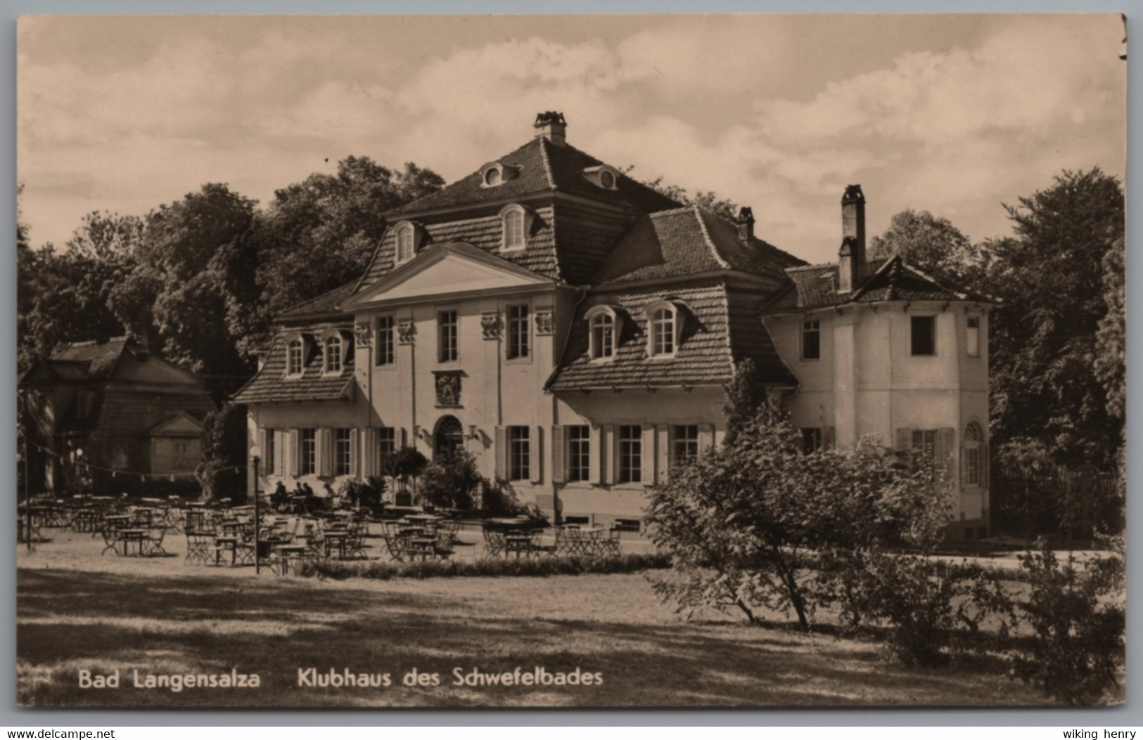 Bad Langensalza - S/w Klubhaus Des Schwefelbades - Bad Langensalza