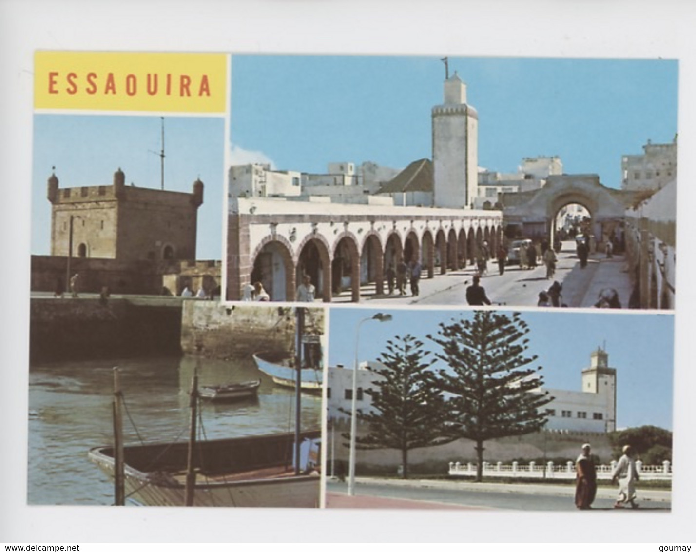 Maroc - Essaouira -  Médina, Avenue Mohamed V, Skala Du Port(cp Vierge Multivues) - Andere & Zonder Classificatie