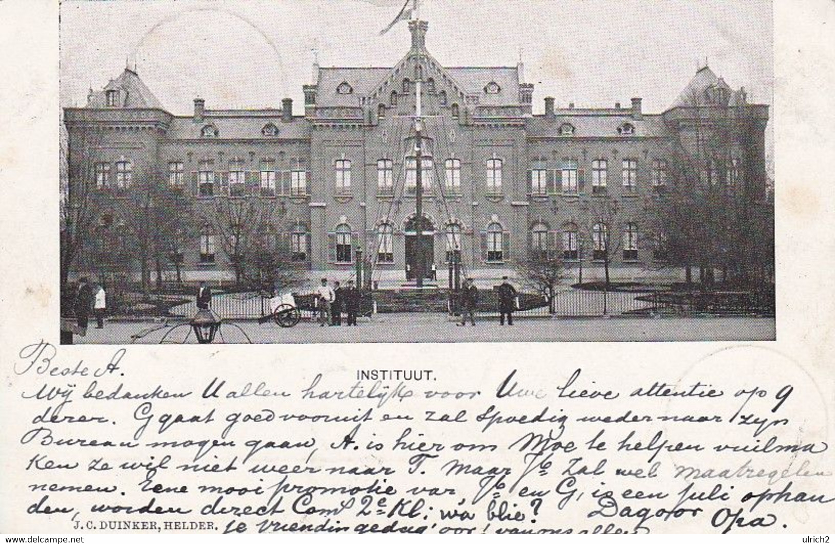 AK Den Helder - Instituut - Anna Paulowna 1900 (52359) - Den Helder