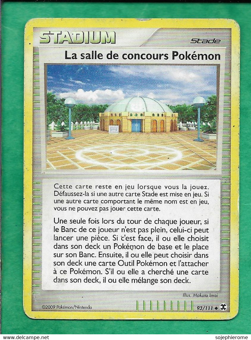 Pokémon 2009 Platine Rivaux Emergeants 93/111 La Salle De Concours Pokémon 2scans - Platinum