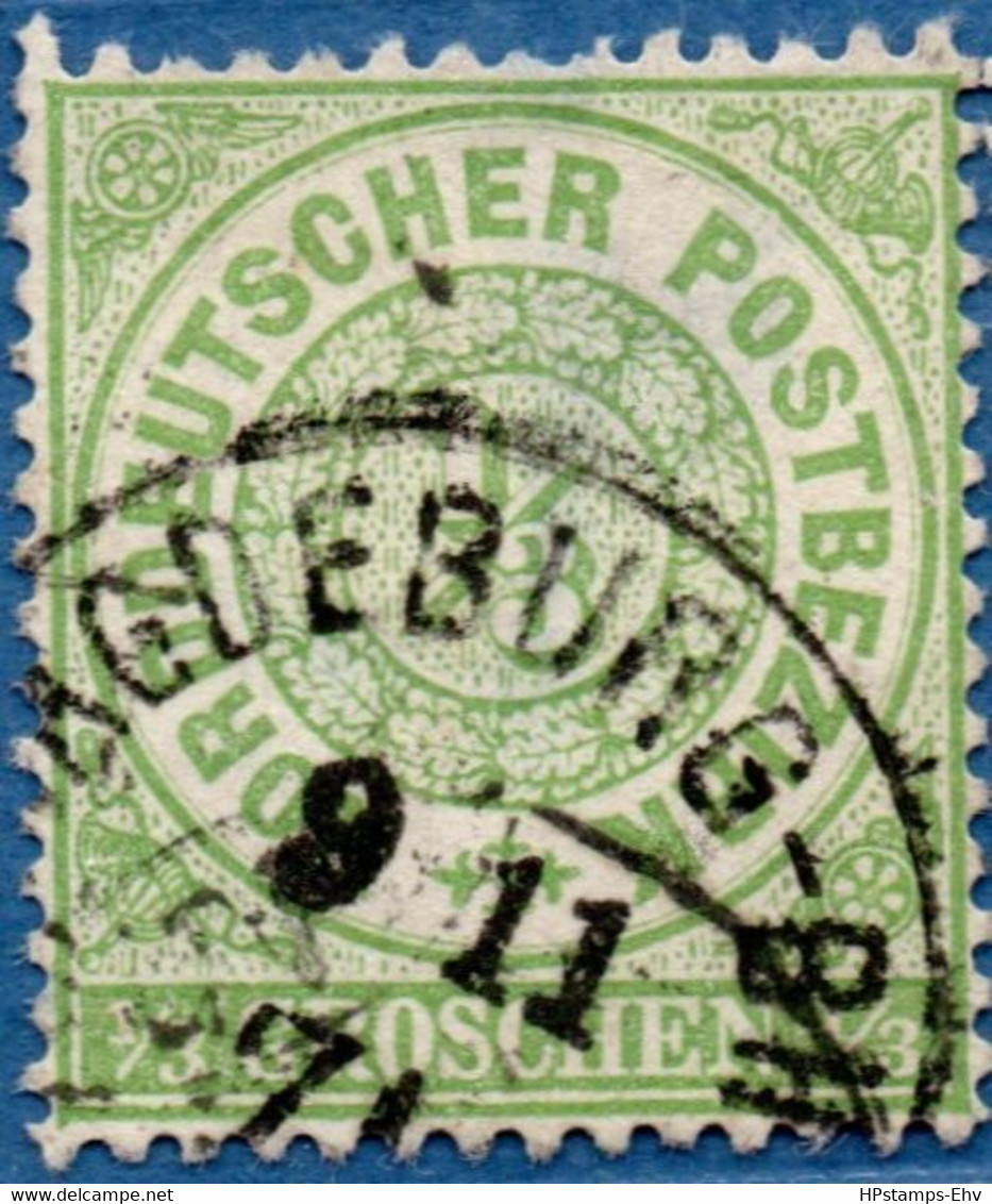 Germany, North German Confed. 1869 ⅓ Gr Single Circle Magdeburg-BHF 2010.2505 Nord Deutscher Post Preussen - Other & Unclassified