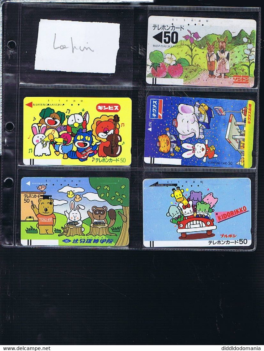 Télécartes Carte Telephonique Phonecard Japon Japan  Theme Lapin  39 Cartes - Lapins