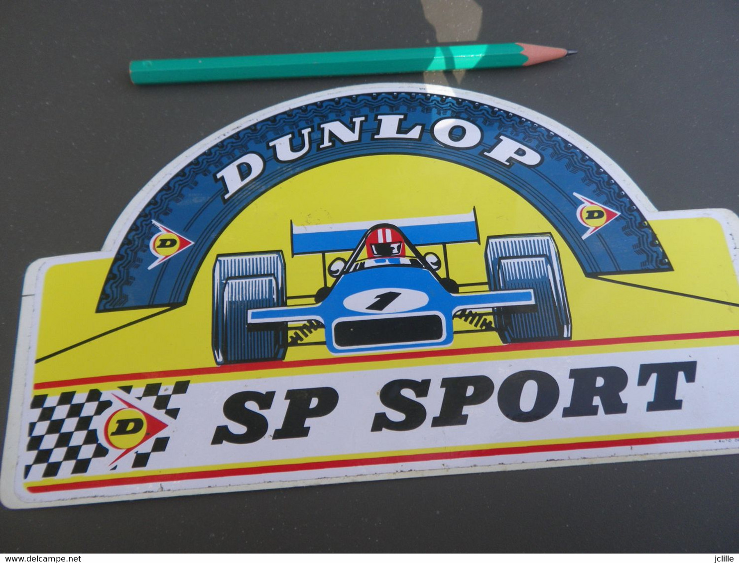 Autocollant - AUTOMOBILE - DUNLOP - Pneu - SP SPORTS - Formule 1 - Stickers