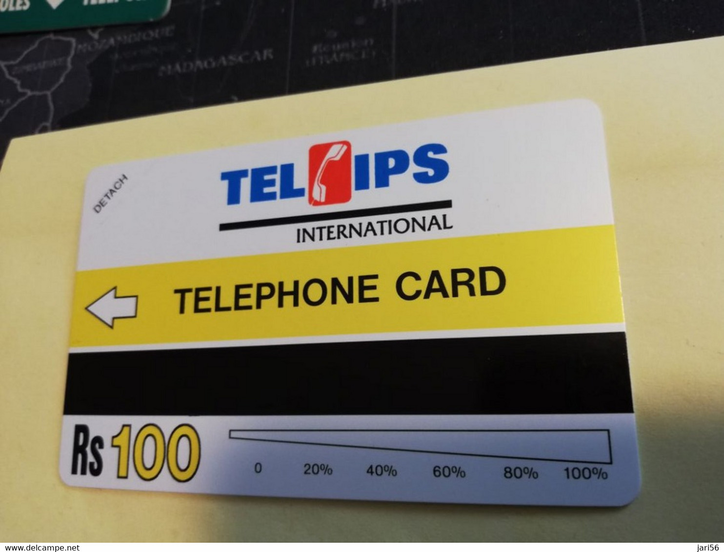 PAKISTAN  TELIPS MINT CARD RS 100 URMET SYSTEM  CSA TJECH AIRPLANE       ** 3616** - Pakistan