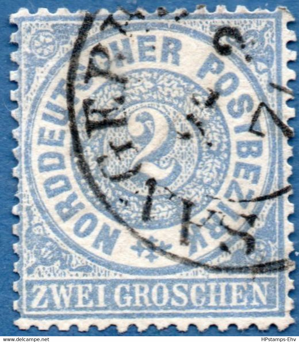 Germany, North German Confed. 1869 2 Gr Sangerhausen Cancel 2010.2515 Nord Deutscher Post Preussen - Other & Unclassified