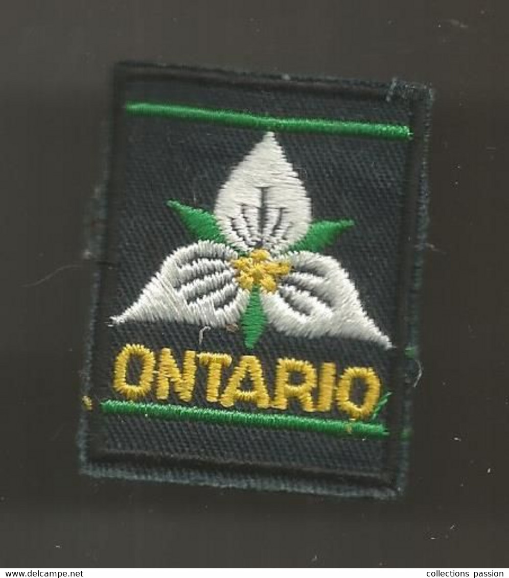 JC , écusson Tissu , Scouts , Scout , Scoutisme , ONTARIO , CANADA - Scouting