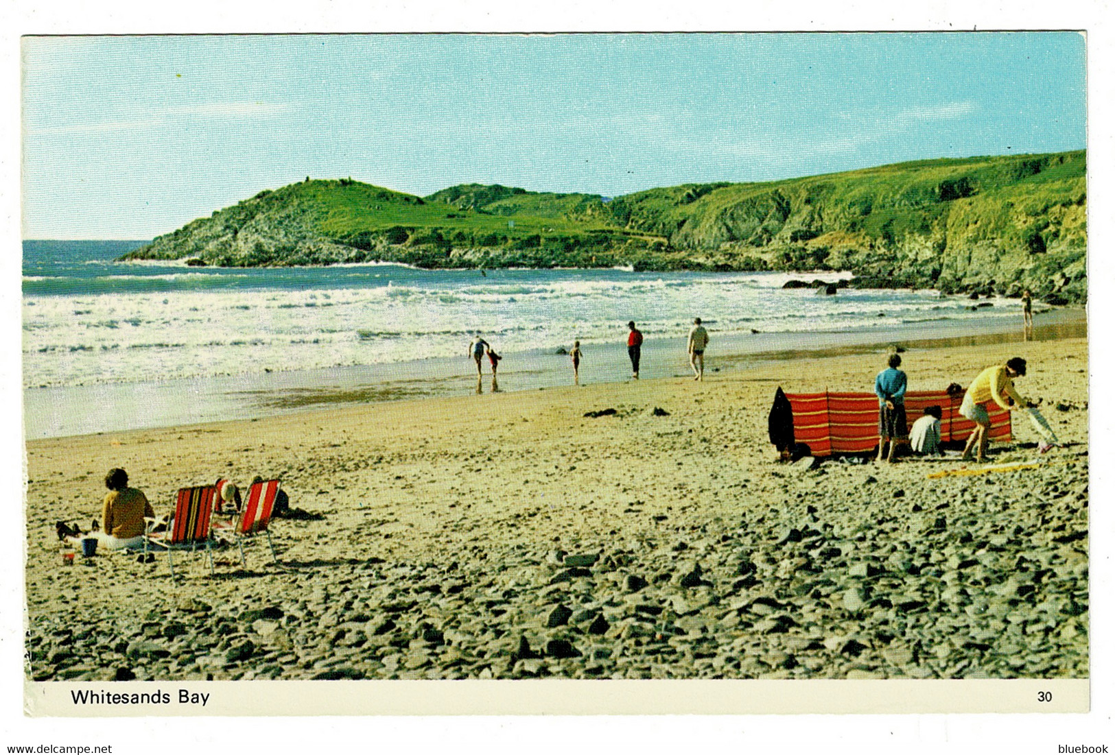 Ref 1413 - Postcard - Whitesands Bay Pembrokeshire - Wales - Pembrokeshire