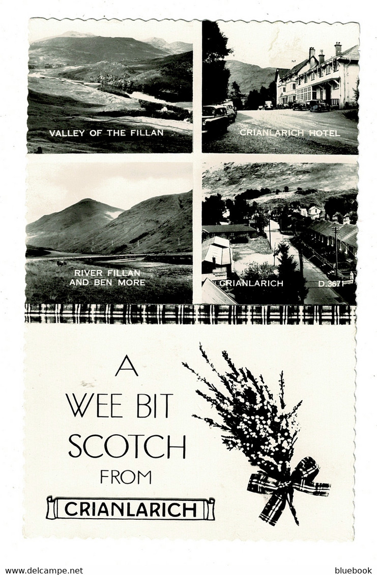 Ref 1414 - Real Photo Multiview Postcard - Crianlarich Perthshire Scotland - Perthshire