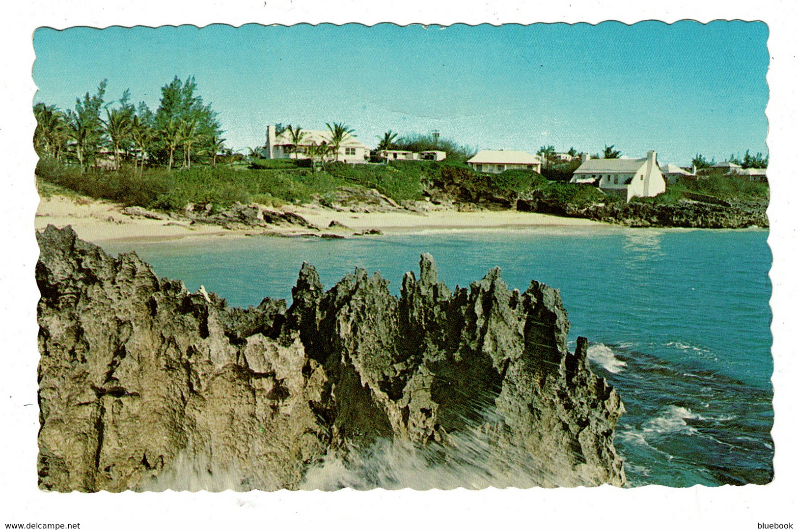 Ref 1414 - 1976 London Maritime Mail Postcard - The Breaker's Club Smith's Parish Bermuda - Bermuda