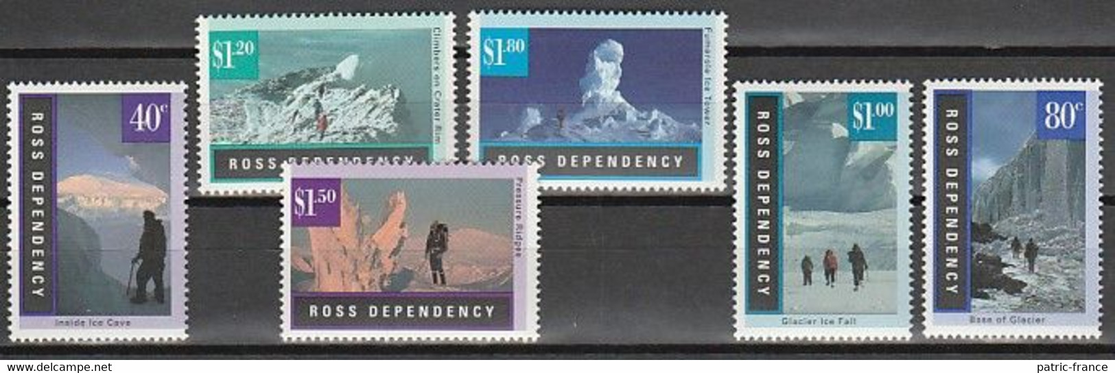 ANTARCTIQUE - ROSS 1996 Paysages Antarctiques - Yv. 44/49 ** - Unused Stamps