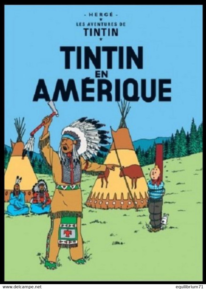 Carte Postale / Postkaart - Kuifje/Tintin - Milou/Bobbie - Haddock - Tournesol - Tintin En Amérique / Kuifje In Amerika - Philabédés