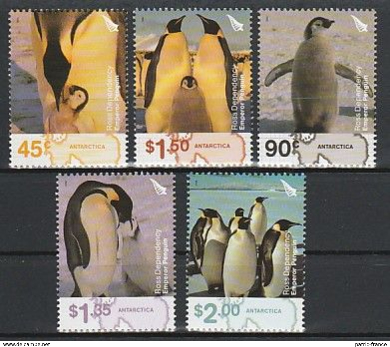 ANTARCTIQUE - ROSS 2004 Manchot Empereur - Emperor Penguin - Yv. 95/99 ** - Neufs