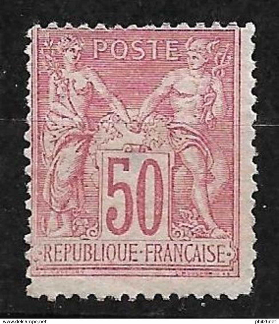 France    N°  98   Neuf  ( * )    ABB             - 1876-1898 Sage (Tipo II)