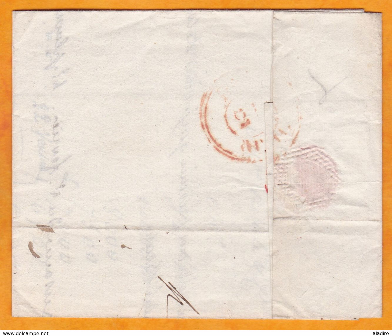 1803 - Marque Postale MILAN (Italie, Poste Française) Sur Lettre Pliée En Français Vers Paris, France - Taxe 13 - 1792-1815: Veroverde Departementen
