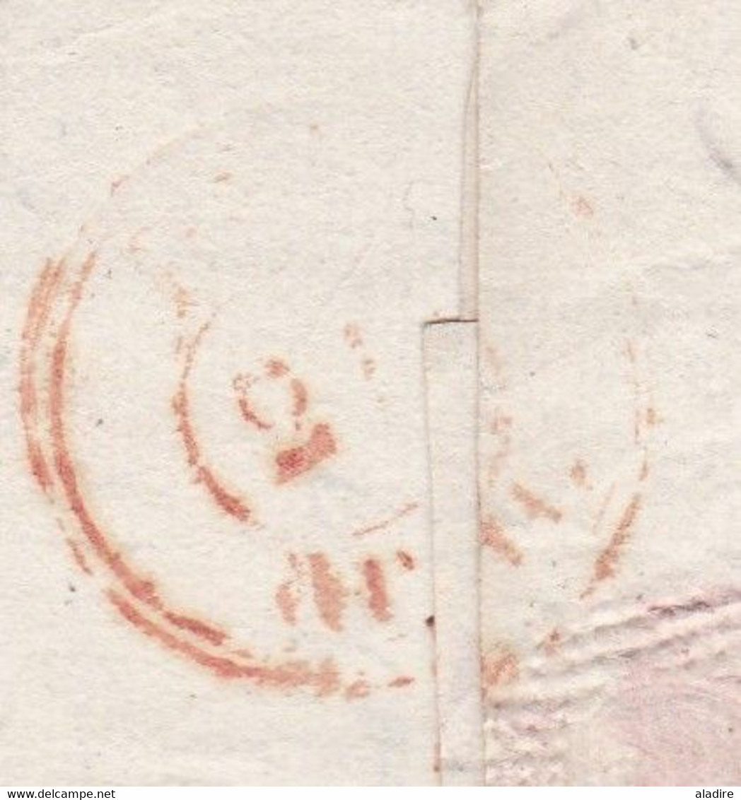 1803 - Marque Postale MILAN (Italie, Poste Française) Sur Lettre Pliée En Français Vers Paris, France - Taxe 13 - 1792-1815: Conquered Departments