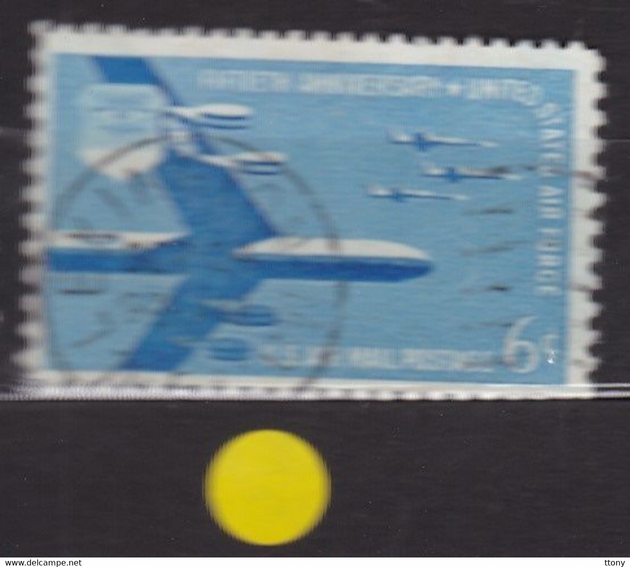 USA STAMPS : B-52 Superfortress & F-104 Starfighters  : Mi:US 717- Sn:US C49- Yt:US PA49- Sg:US A109  Used    Année 1957 - Andere & Zonder Classificatie