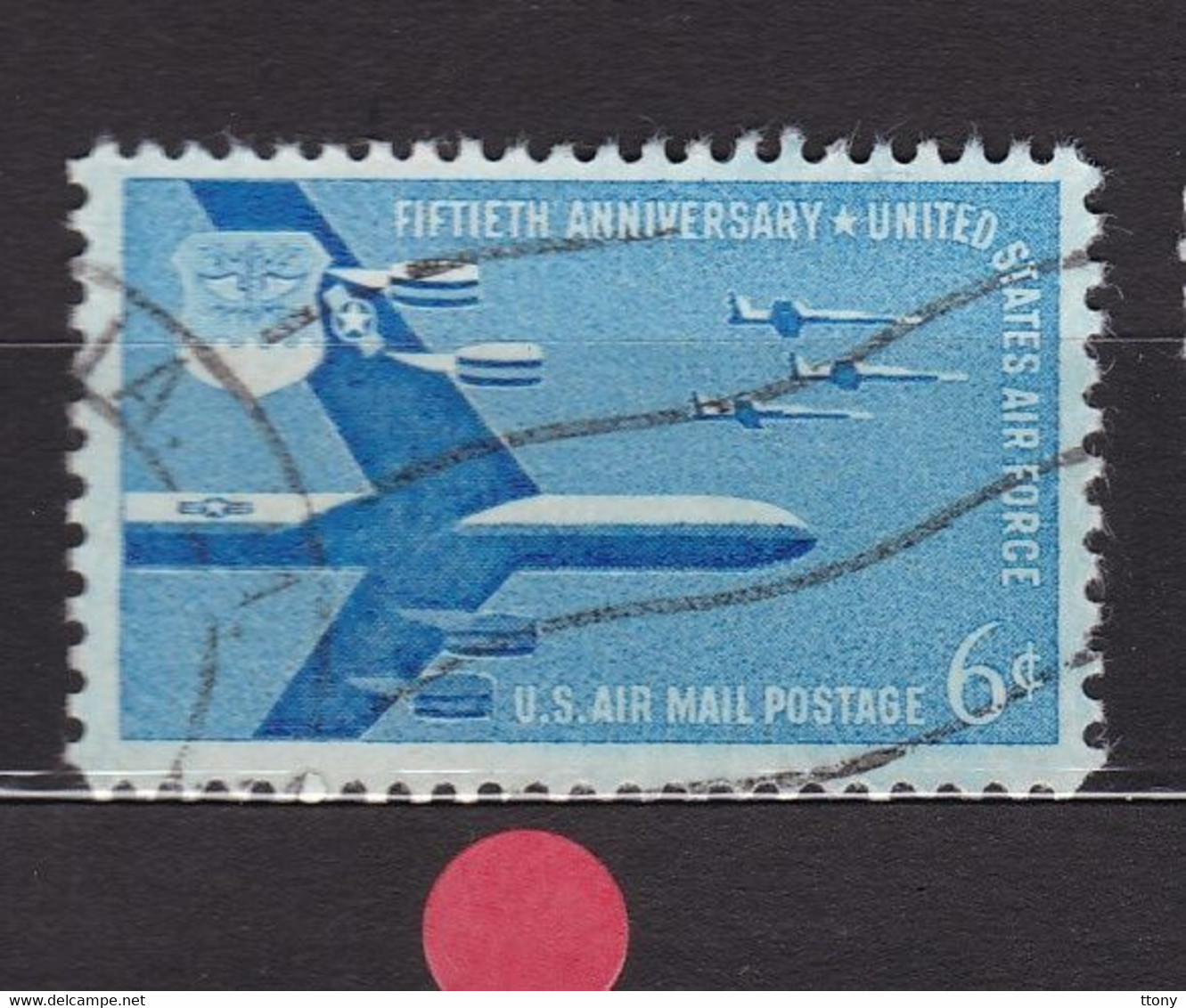 USA STAMPS : B-52 Superfortress & F-104 Starfighters  : Mi:US 717- Sn:US C49- Yt:US PA49- Sg:US A109  Used    Année 1957 - Other & Unclassified