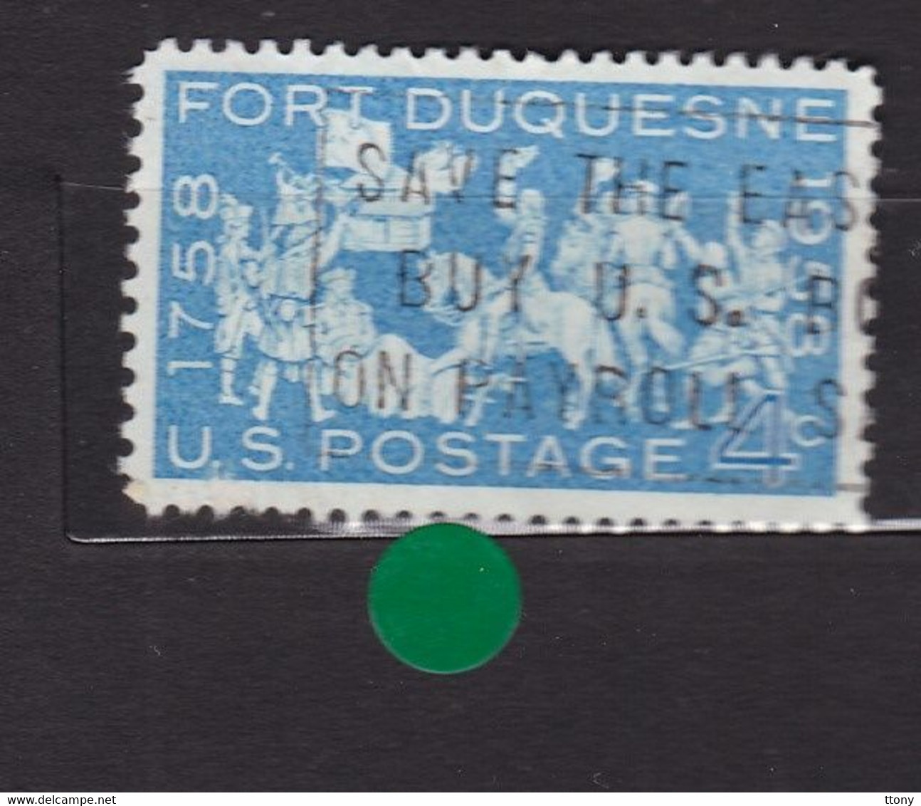 USA STAMPS :British Capture Of Fort Duquesne    Mi:US 742- Sn:US 1123- Yt:US 656- Sg:US 1122    Used    Année 1958 - Other & Unclassified