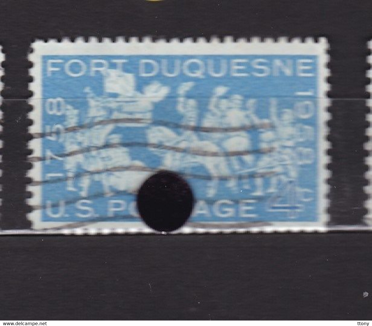 USA STAMPS :British Capture Of Fort Duquesne    Mi:US 742- Sn:US 1123- Yt:US 656- Sg:US 1122    Used    Année 1958 - Andere & Zonder Classificatie