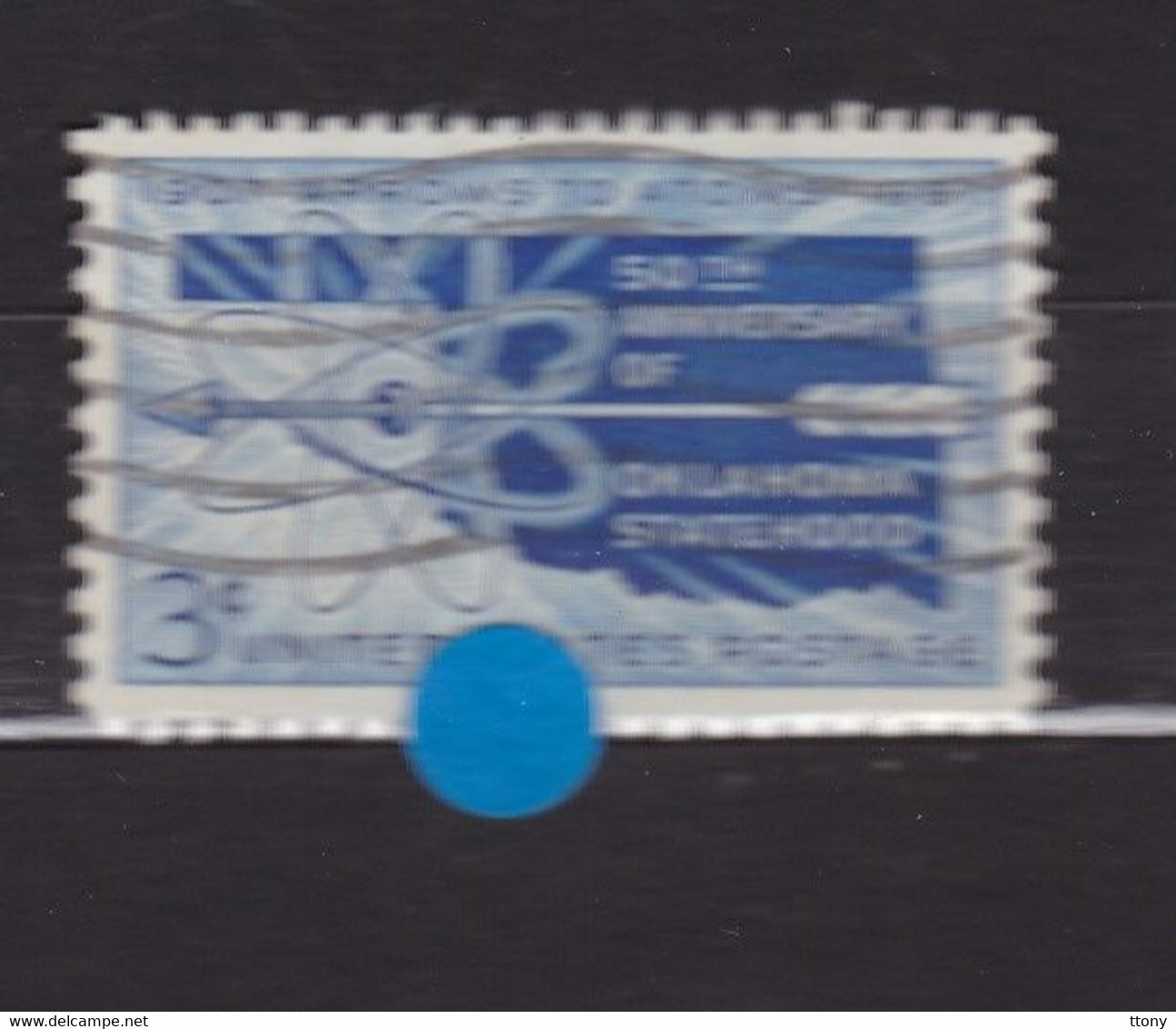 USA STAMPS :  50 Years Oklahoma Statehood, Map, Arrow And Atom Diagram   Sn:US 1092,  Used  Année 1957 - Sonstige & Ohne Zuordnung