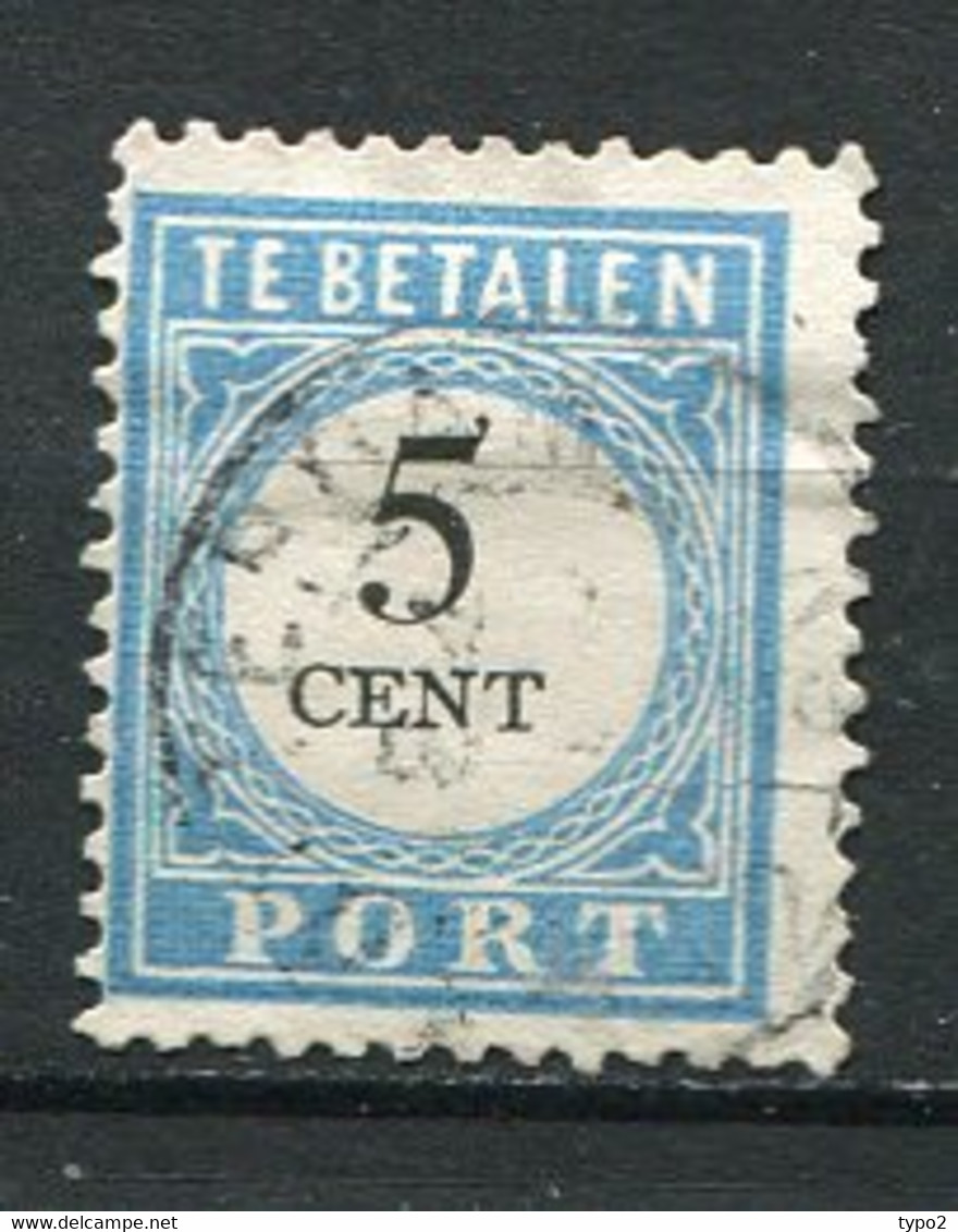 P-B  TAXE Yv. N° 6  Type I   (o)    5c Bleu Cote 4,5 Euro  BE   2 Scans - Postage Due