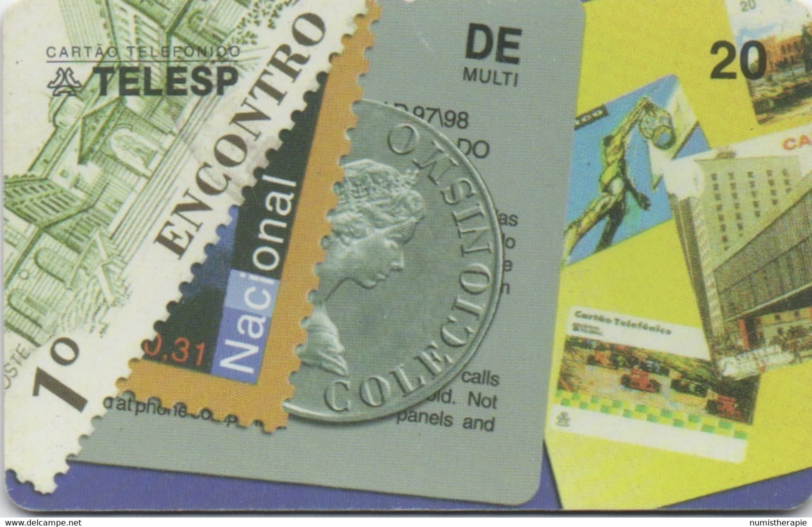 TELESP Brésil : Multi-Collection Timbres + Monnaie + Télécartes 1998 Tirage 200000 - Stamps & Coins