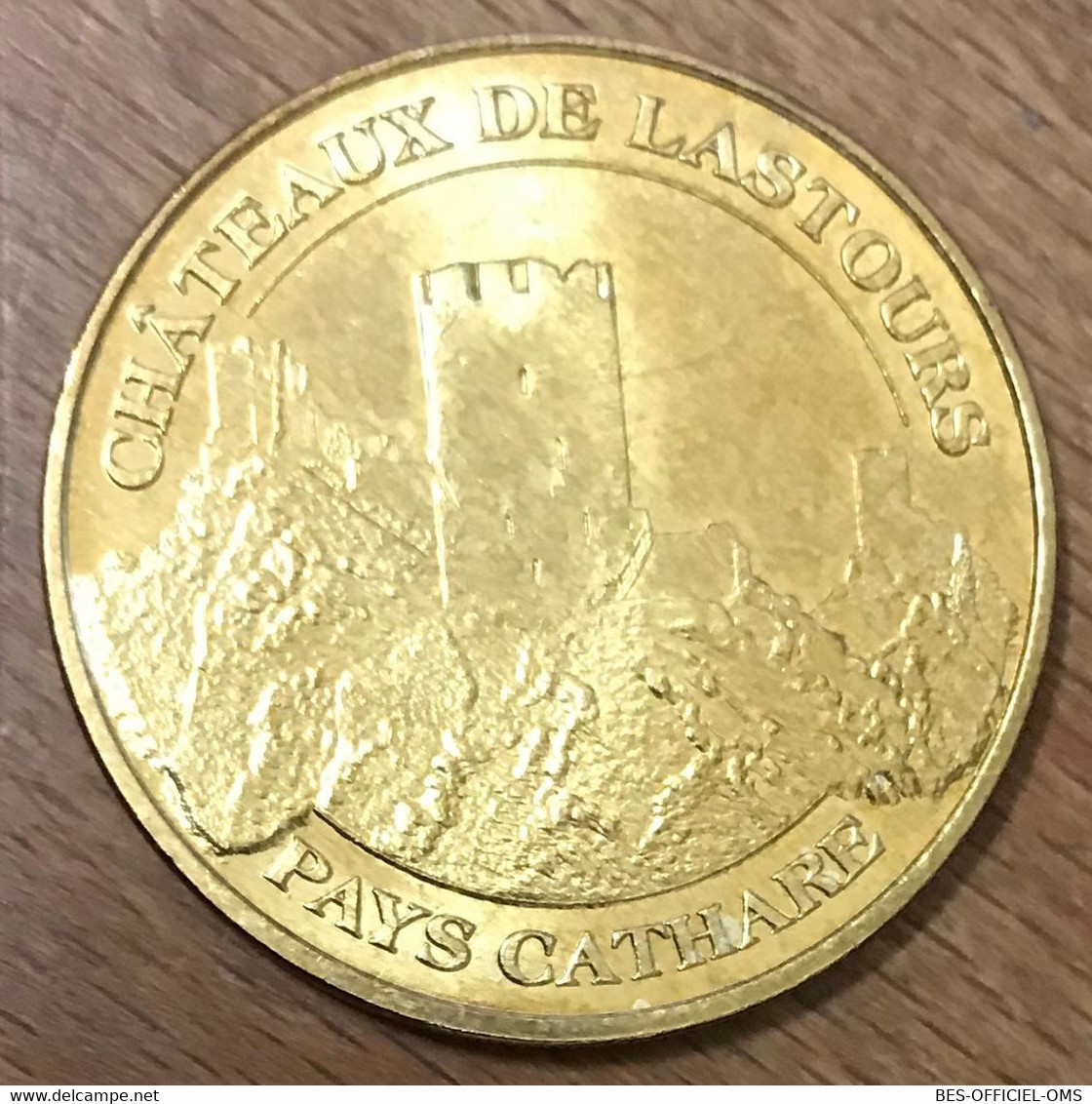 11 CHÂTEAU DE LASTOURS PAYS CATHARE MDP 2011 MÉDAILLE SOUVENIR MONNAIE DE PARIS JETON TOURISTIQUE MEDALS COINS TOKENS - 2011