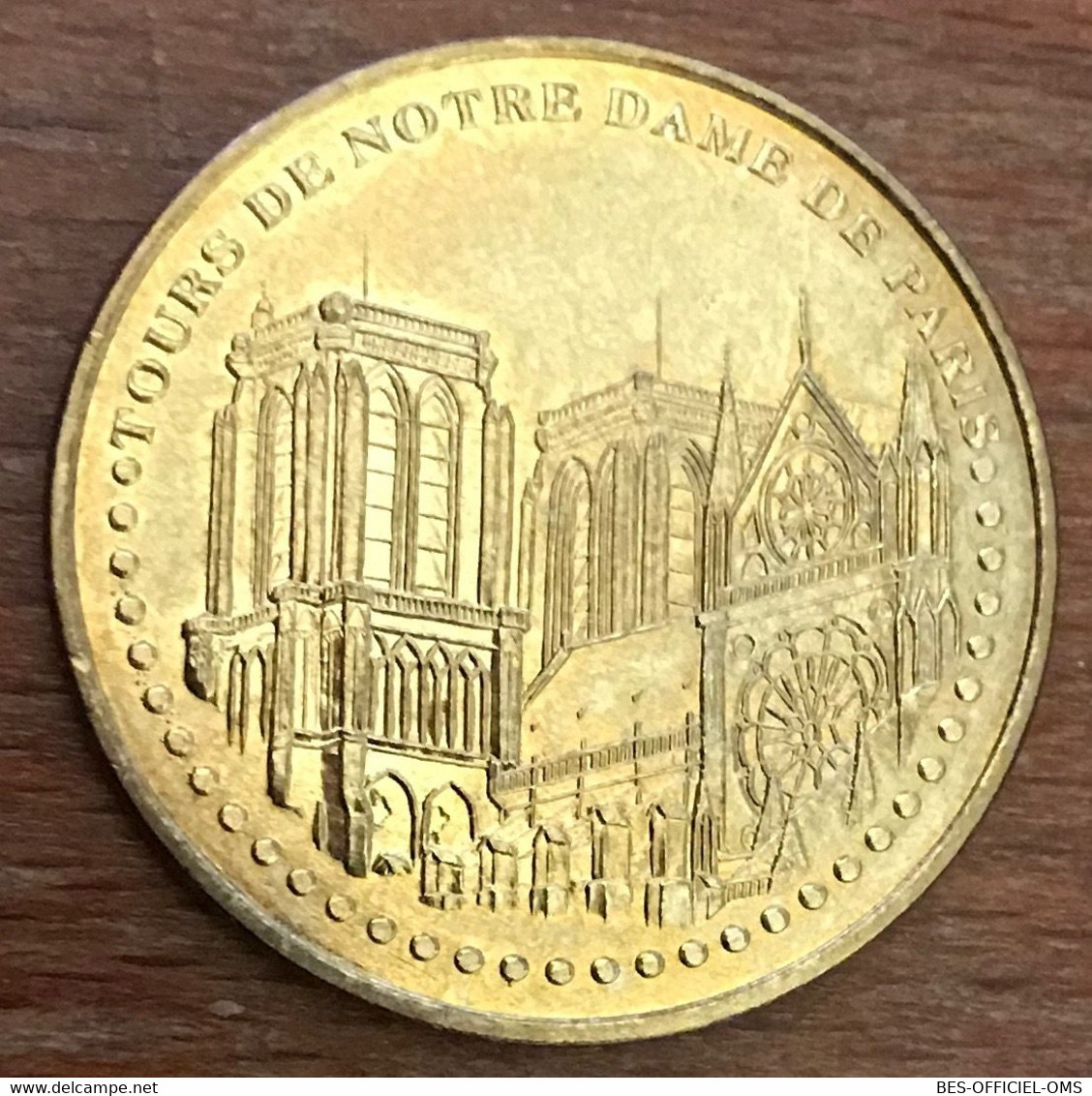 75004 TOURS DE NOTRE DAME DE PARIS 2011 MÉDAILLE SOUVENIR MONNAIE DE PARIS JETON TOURISTIQUE MEDALS COINS TOKENS - 2011