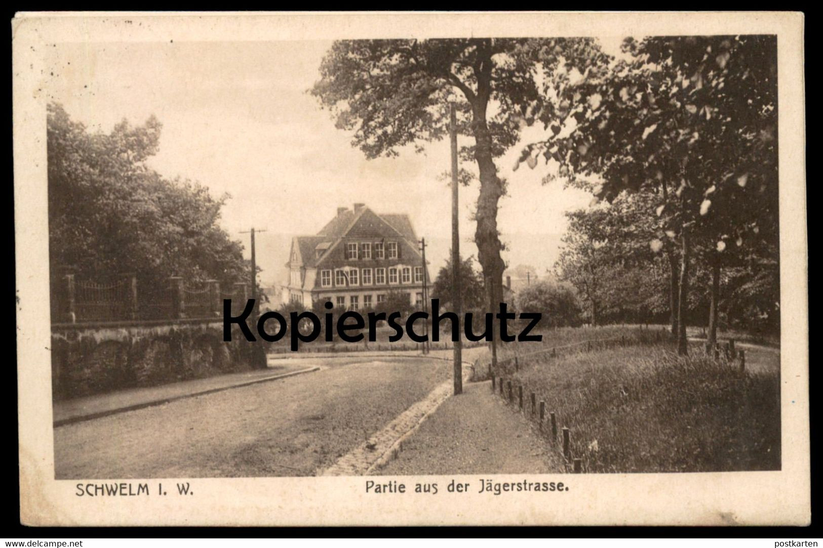 ALTE POSTKARTE SCHWELM PARTIE AUS DER JÄGERSTRASSE Ansichtskarte AK Cpa Postcard - Schwelm