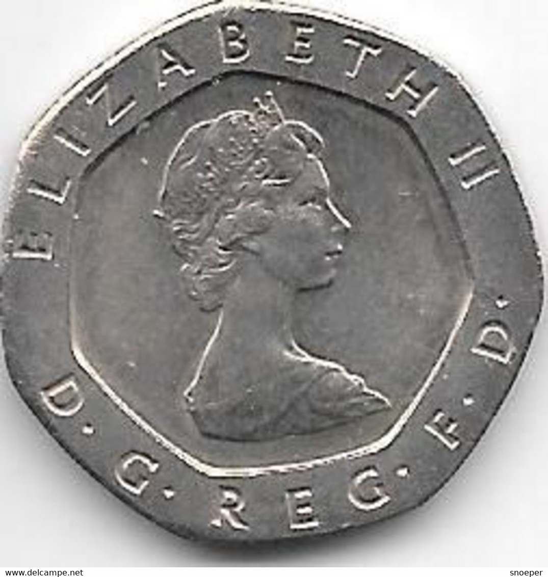 *great Britain 20 Pence 1982  Km 931  Unc/ms63 - 20 Pence