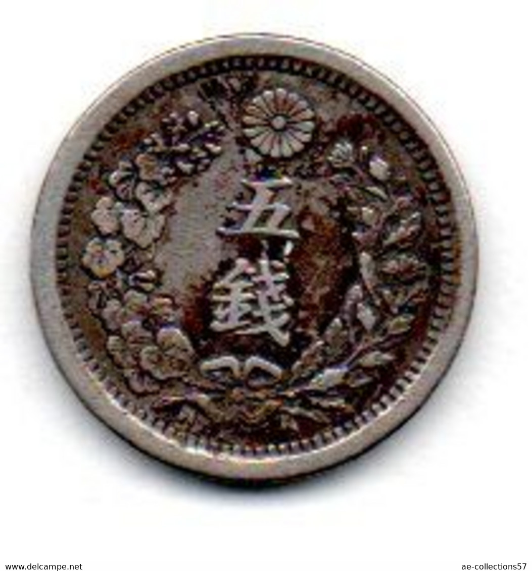 Japon  --  5 Sen 1876  --  état  TTB - Japan