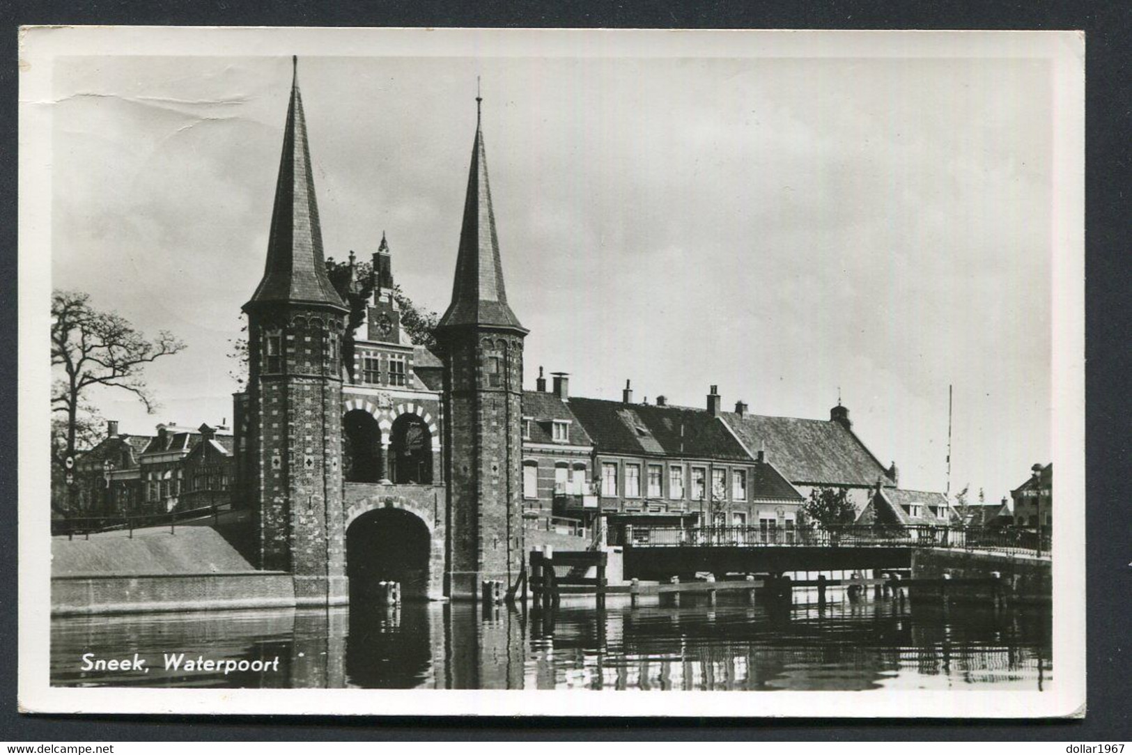 Sneeker Waterpoort, Waterpoortsgracht 38 8601 EM Sneek -  Used ,2 Scans For Condition. (Originalscan !! ) - Sneek