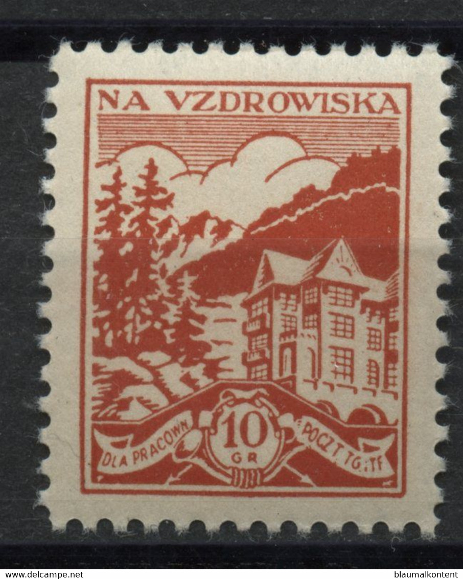 Poland -Pologne-Polen  Cindarella Na Uzdrowiska 10 Groszy ** MNH - Plaatfouten & Curiosa