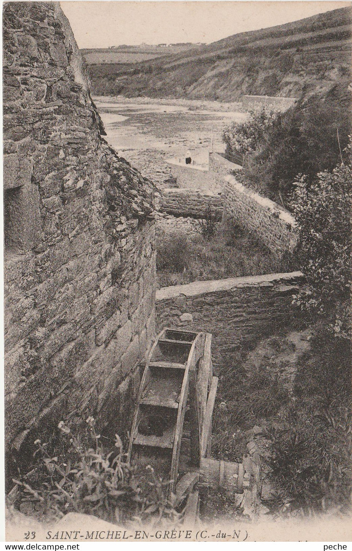 N°7293 R -cpa Saint Michel En Grève -vieux Moulin Abandonné- - Wassermühlen