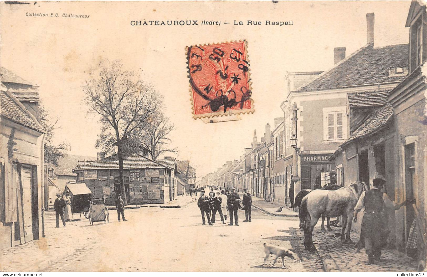 36-CHATEAUROUX-LE RUE RASPAIL - Chateauroux
