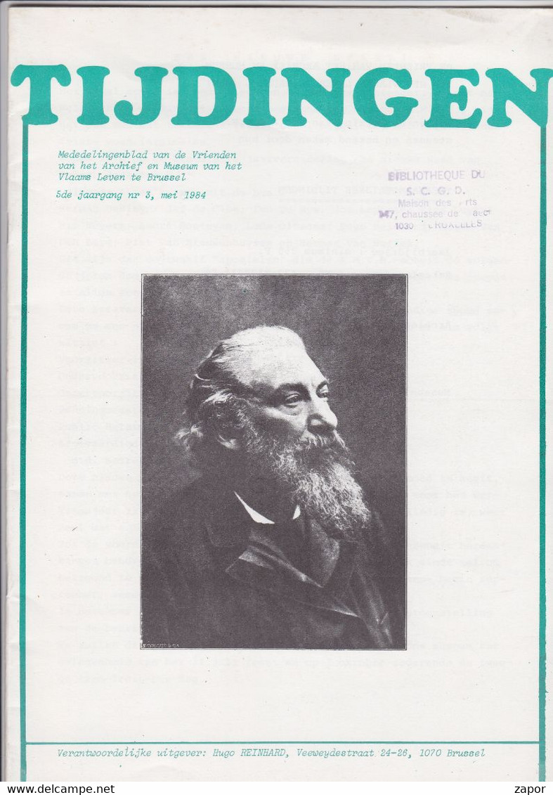 Tijdingen - Archief En Museum Van Het Vlaams Leven Te Brussel - N° 3 - 1984 - Géographie & Histoire