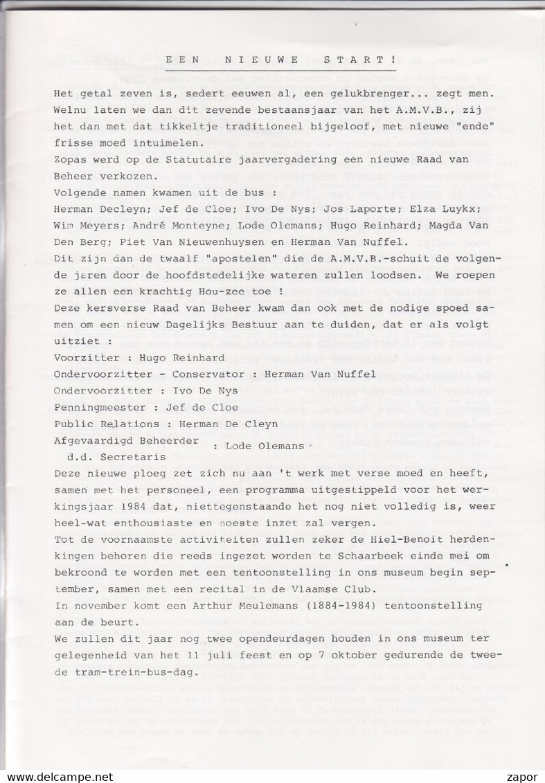 Tijdingen - Archief En Museum Van Het Vlaams Leven Te Brussel - N° 3 - 1984 - Geographie & Geschichte