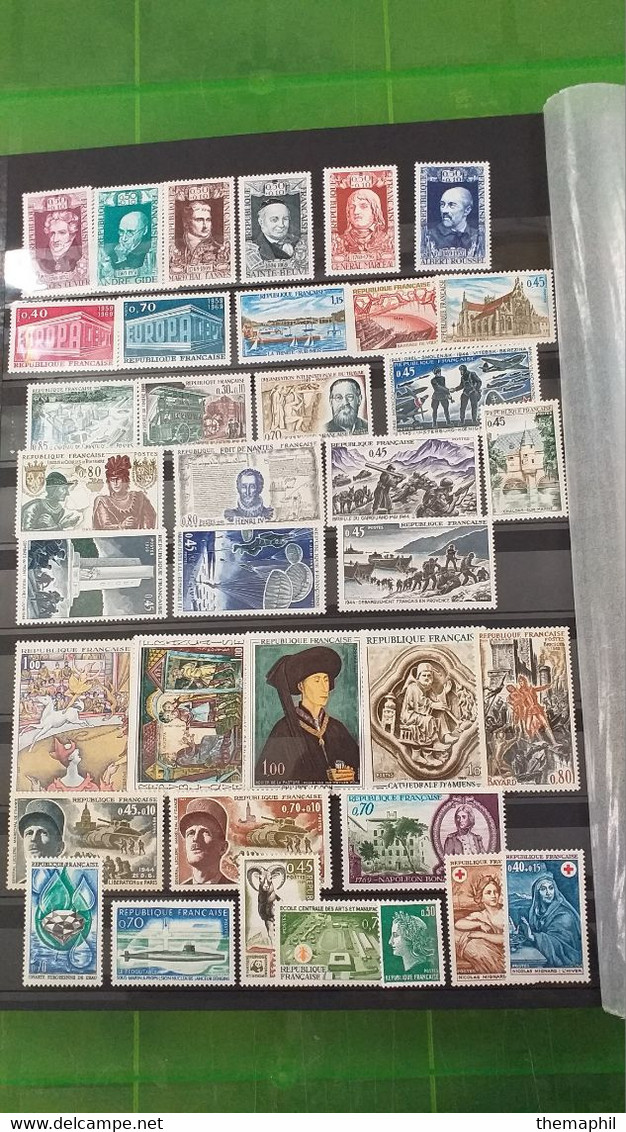 lot n° TH 636 FRANCE un gros classeur de timbres neufs xx