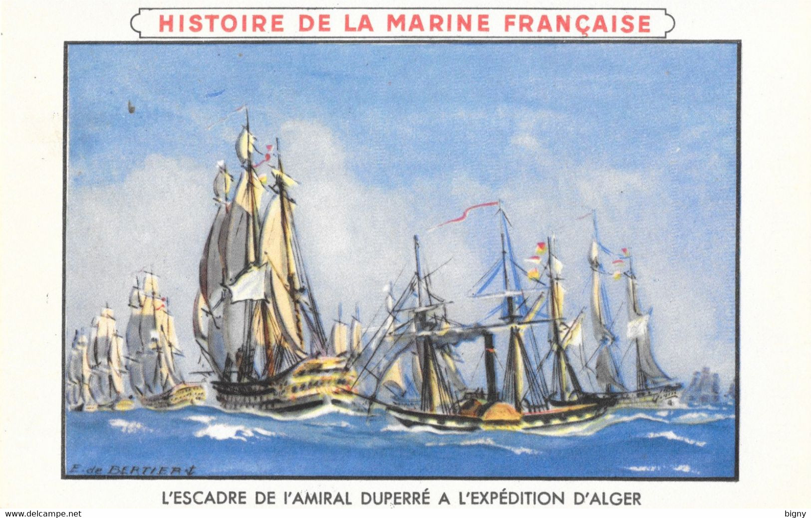 LOT de 11 Chromos " Histoire de la Marine Francaise "