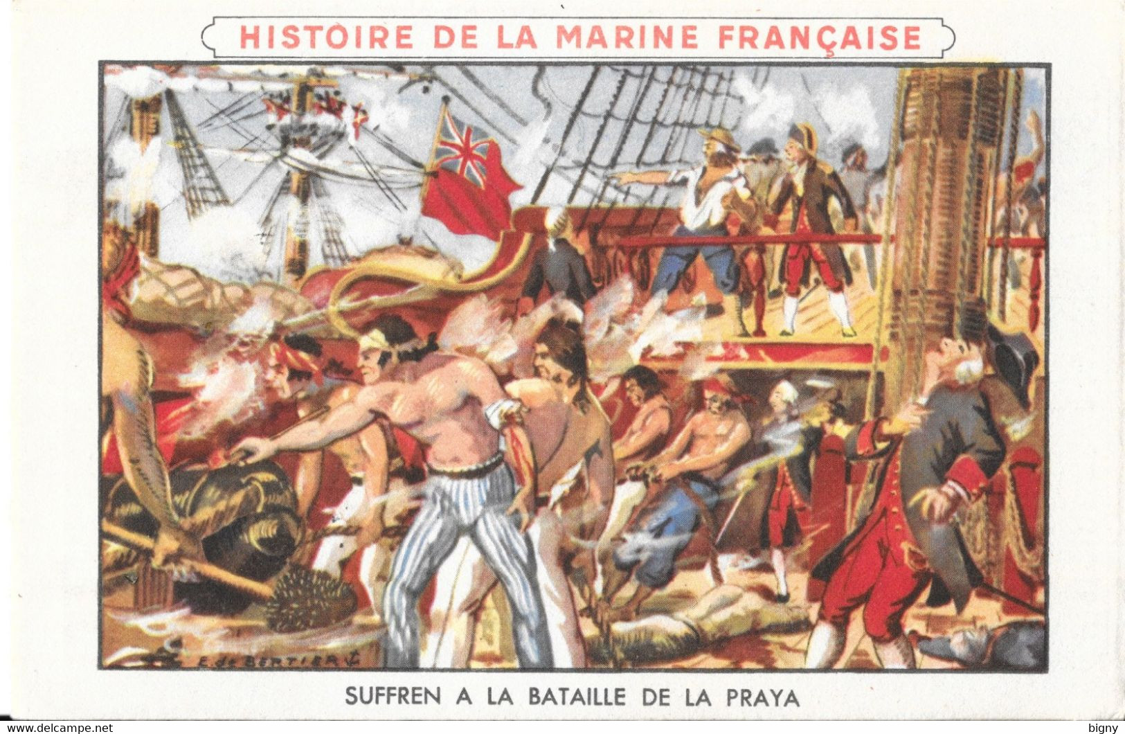 LOT de 11 Chromos " Histoire de la Marine Francaise "