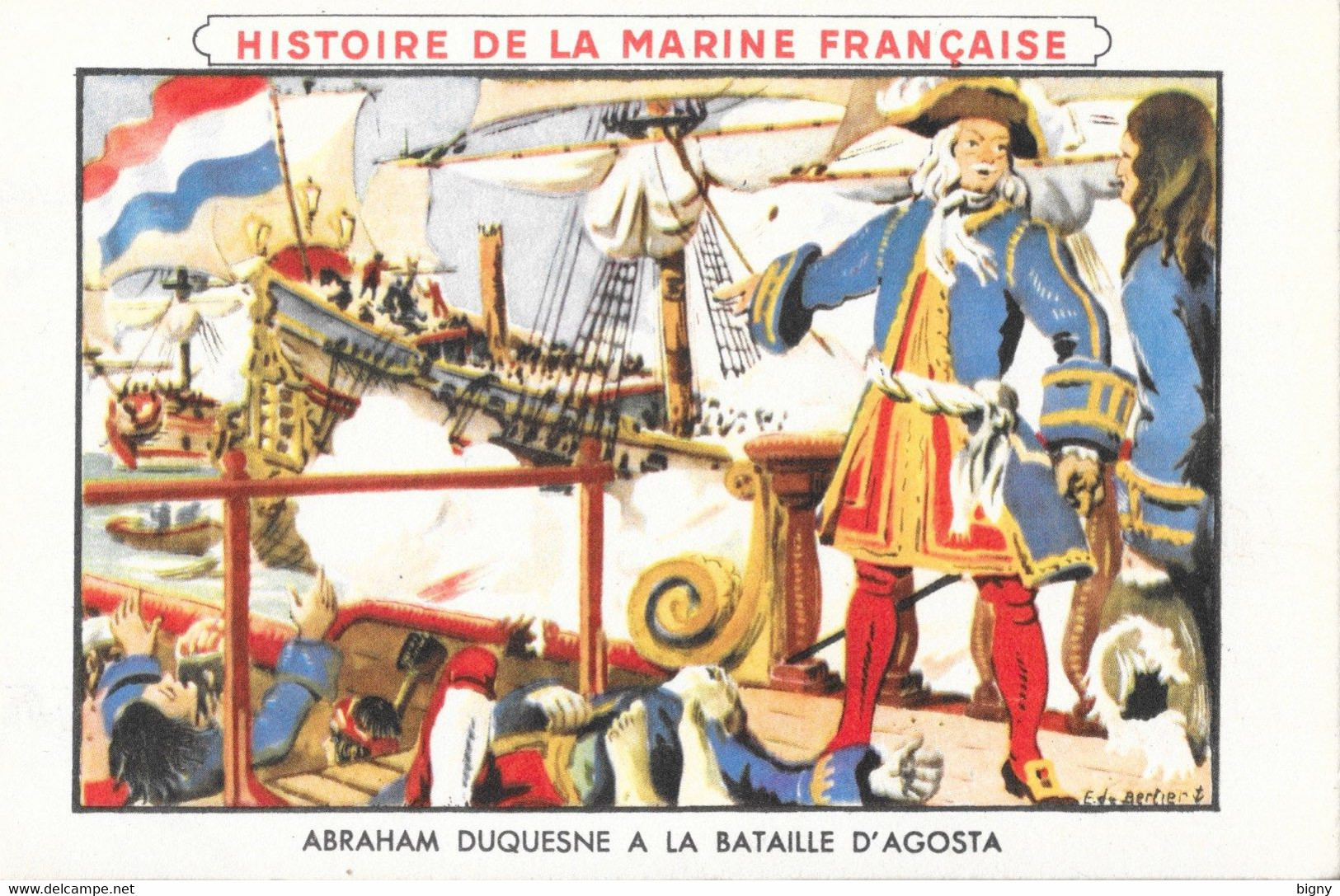 LOT de 11 Chromos " Histoire de la Marine Francaise "