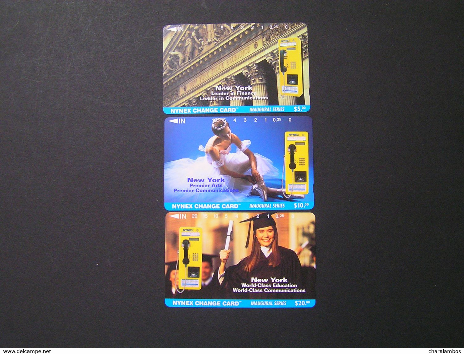 United States New Yorks First Phone Card NYNEX Change Card COLLECTORS EDITION 1994 MIND FOLDER. - [3] Magnetkarten