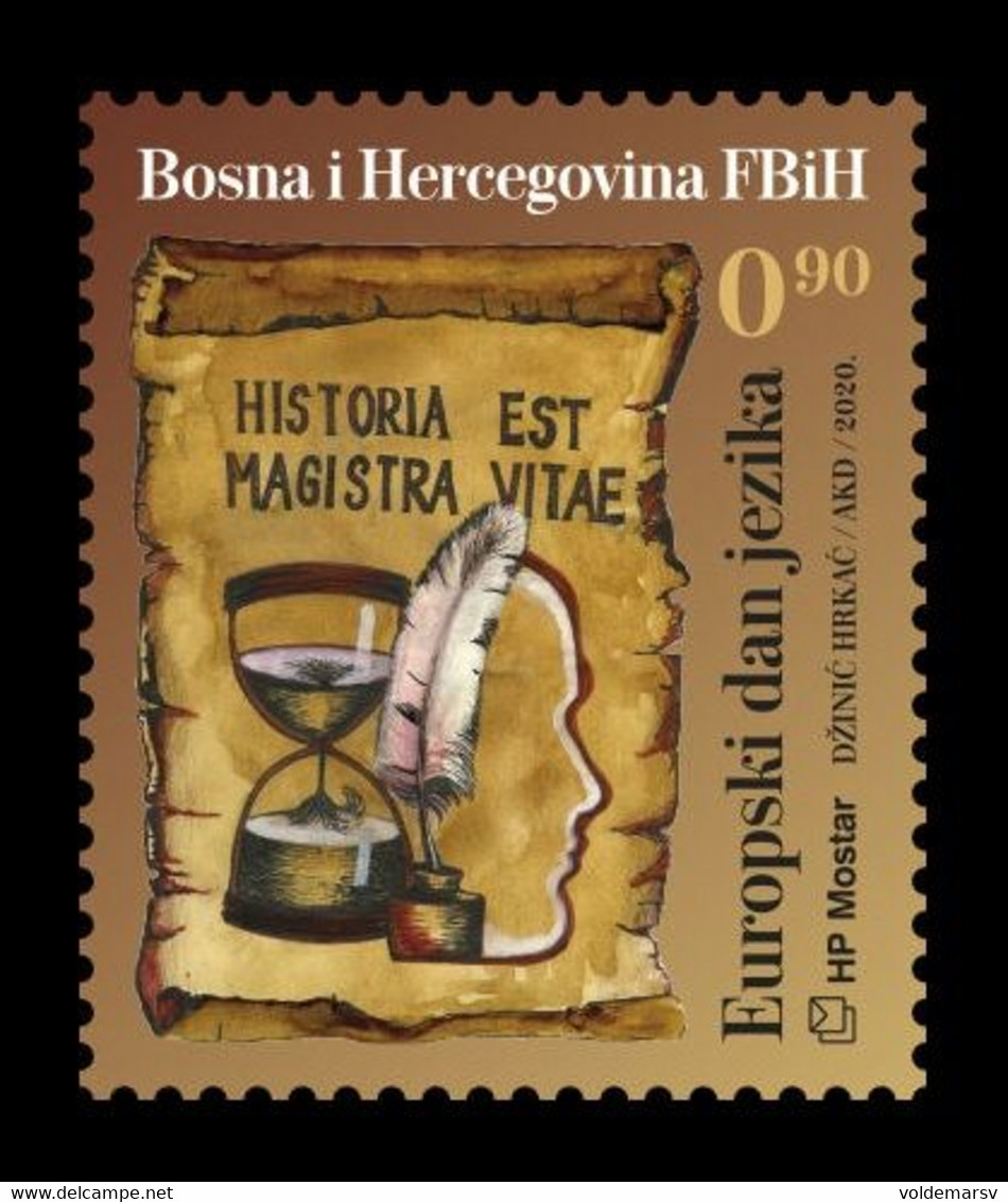 Bosnia And Herzegovina (Croatian) 2020 Mih. 549 European Day Of Languages MNH ** - Bosnia And Herzegovina