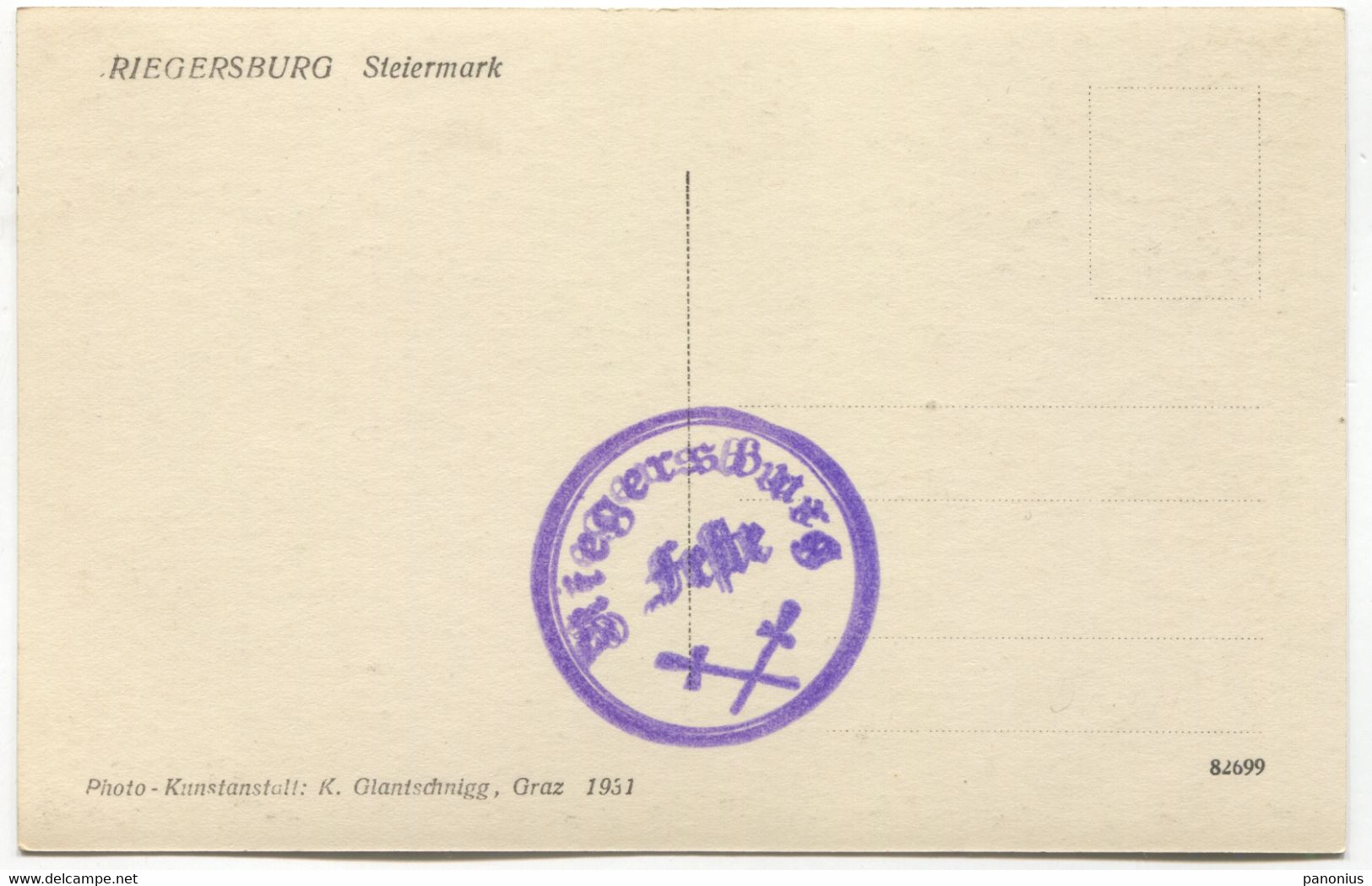 RIEGERSBURG -  AUSTRIA, Year 1931 - Riegersburg