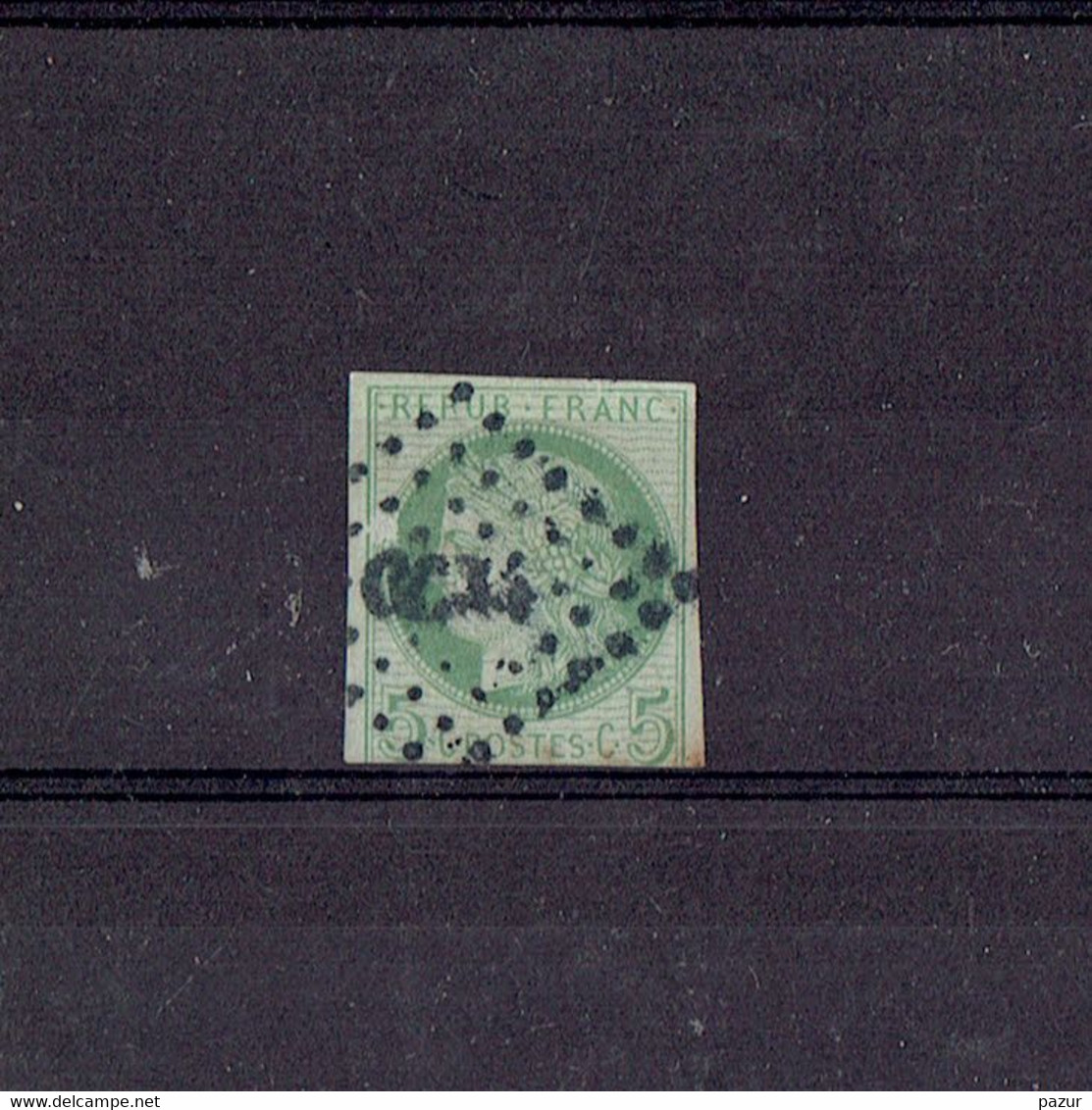 TP COLONIES FRANCAISES COCHINCHINE -TP N°17 OB - CORRESPONDANCE D'ARMEES CCN4 BUREAU DE CHO LEN - RARE - 1872 - Used Stamps