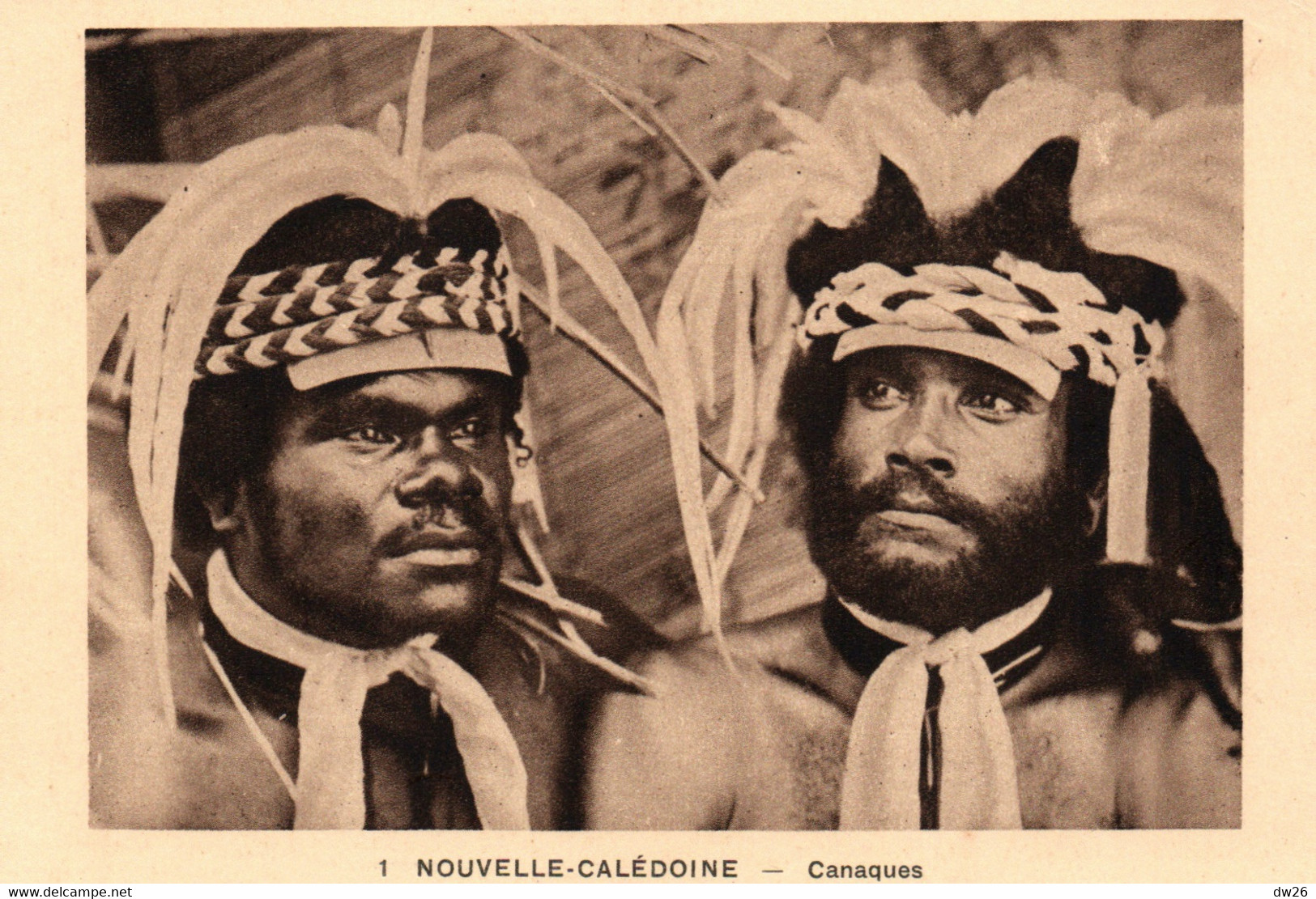 Nouvelle Calédonie - Canaques (Kanak) - Edition Braun & Cie - Carte N° 1 Non Circulée - Oceanië