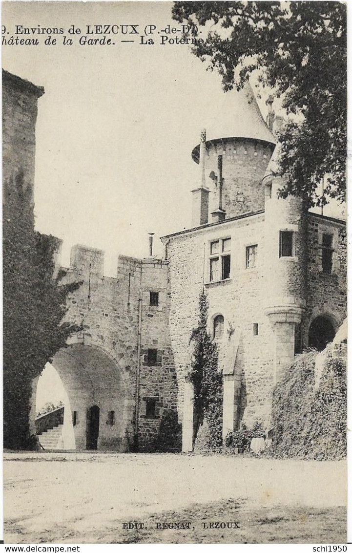 ~  JP  ~  63  ~  Le Chateau De La GARDE .  ~ LA POTERNE     ~ - Altri & Non Classificati