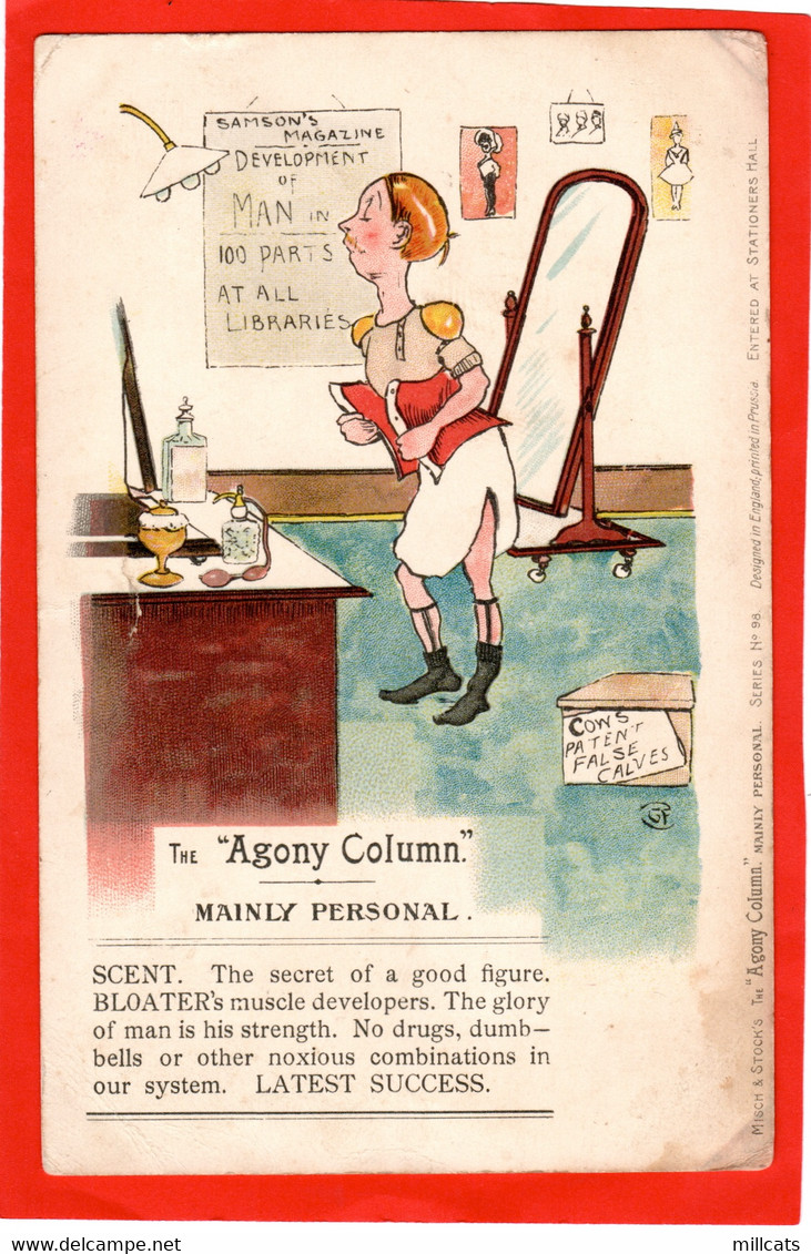 THE AGONY COLUMN    MAINLY PERSONAL   THE SECRET OF  GOOD FIGURE - Comics