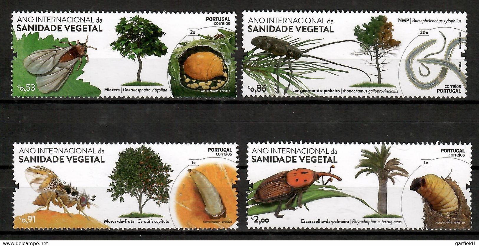 Portugal 2020 , Ano Internacional Da Sanidade Vegetal / Schädlinge - Postfrisch / MNH / (**) - Nuevos